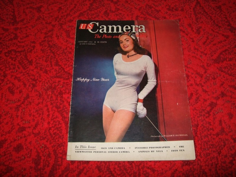 U.S. Camera Magazine January 1952 Model Judy Hall Linda Christian Mary Klein