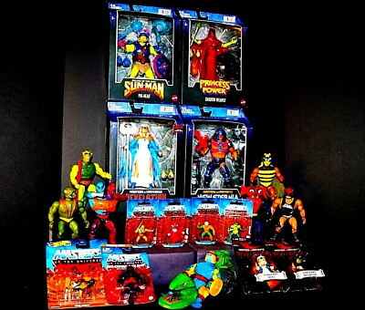Masters of the Universe: 30+ MOTU He-Man Collectible Figures (New & VTG)