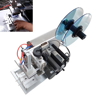 Semi-Auto Plane Labeling Machine 110V Flat Surface Label Applicator ...