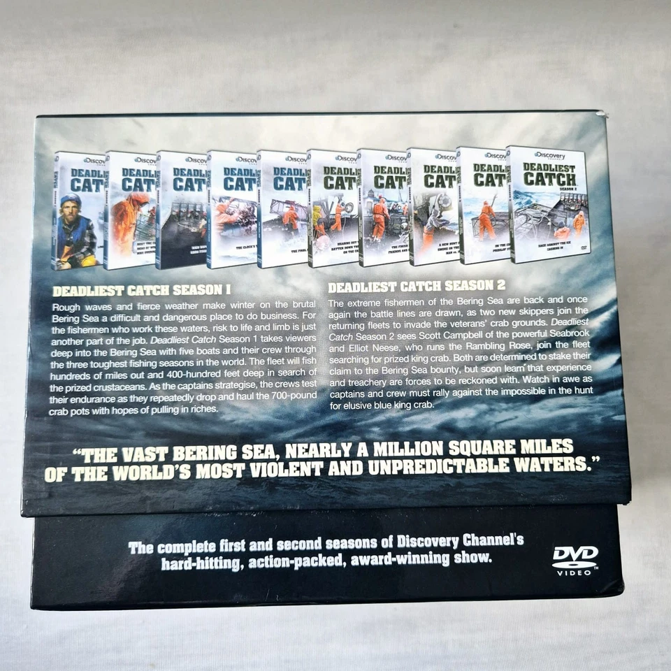Deadliest Catch Series 1 And 2 10 DVD Collectors Edition By Discovery Chanel VGC - Image 4 of 4