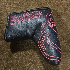 Swag Golf Black/Pink Impressive Large Skull Blade Cover.  New 