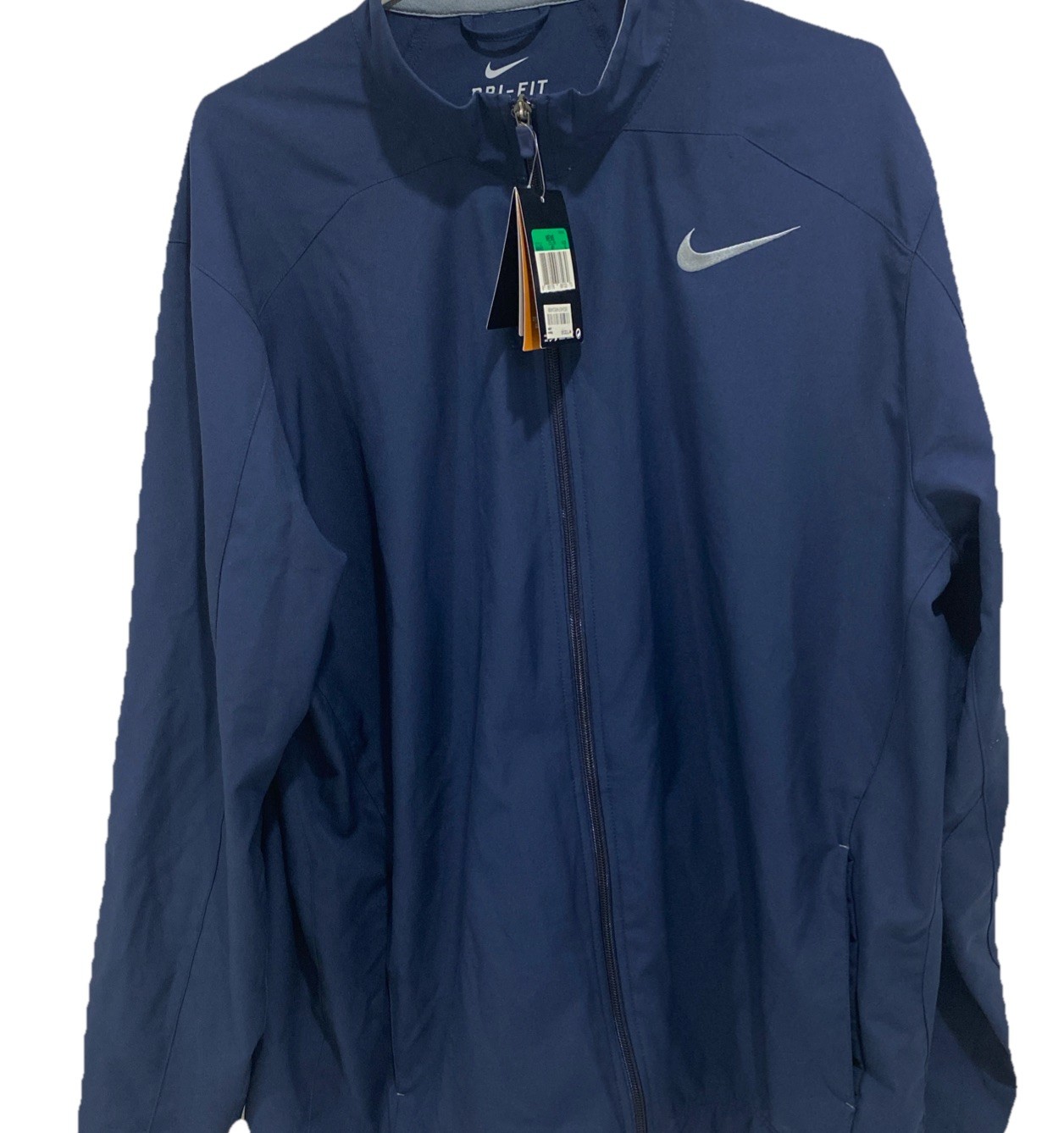 SACAI X NIKE Nike Dry Fit Running Giacca Allenamento Cerniera Anteriore Extra Large Blu Nuova Etichetta