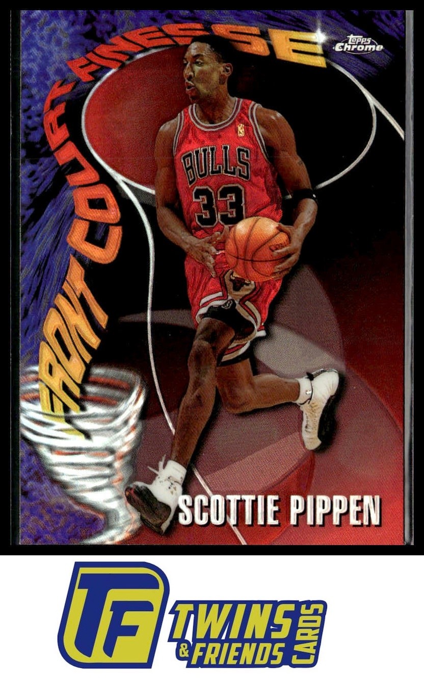 1997-98 Topps Chrome #12 Scottie Pippen Season's Best Refractors