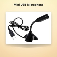 Mini USB Microphone for Desktop Computer and Laptop,Portable USB Condenser Mi...
