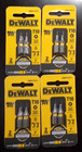 Dewalt 4pc Lot Of Dewalt MAX FIT T10 Magnetic Torx Bits Brand New
