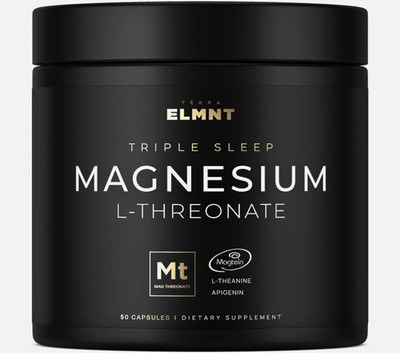 ELMNT Triple Sleep Magnesium Threonate w. Apigenin Theanine & Magtein Magnesi...