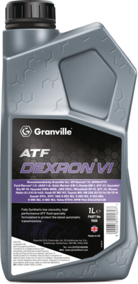 Granville 1569 ATF Dexron VI Automatic Transmission Fluid 1 Litre Single