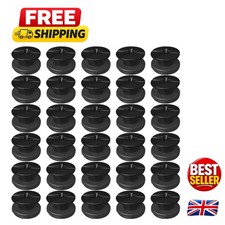30 Pack Chicago Screws M5*4mm - Durable Matte Black Binding Rivets for Crafts