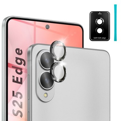 NALIA Focus.Pro CLX Kamera Schutzglas für Samsung Galaxy S25 Edge   Linsen Ring