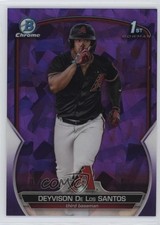 2023 Bowman Sapphire Chrome Prospects Purple 1/25 Deyvison De Los Santos 0xh3