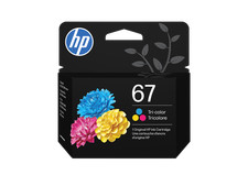 HP 67 Tri-color Original Ink Cartridge, 100 pages, 3YM55AN 140