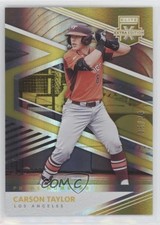 2020 Panini Elite Extra Edition Prime Numbers Gold 5/24 Carson Taylor #137 0x1