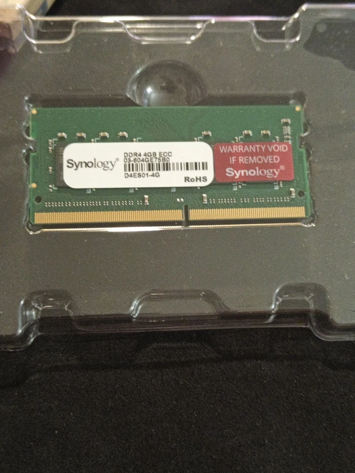 Synology D4NS01-4G 4 GB DDR4 sin ECC sin búfer SODIMM para Synology NAS Foto 2 de 4