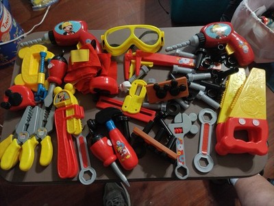 Disney Mickey Mouse Clubhouse Handy Helper Tools  Drill Saw Hammer Level Square 