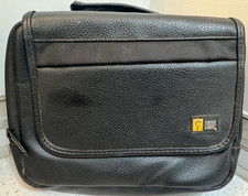 Case Logic Black CD DVD Organizer Storage Case Zippered Media Holder Travel Bag