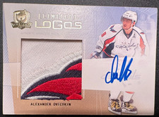2009-10 UD The Cup Limited Logos Alexander Ovechkin Auto Patch #25/50 Capitals