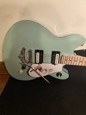Sea Foam Green Squier by Fender Contemporary Starcaster (REVISED)