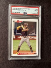 FERNANDO TATIS JR. PSA 9 San Diego Padres 2020 Bowman Heritage #47 Mint
