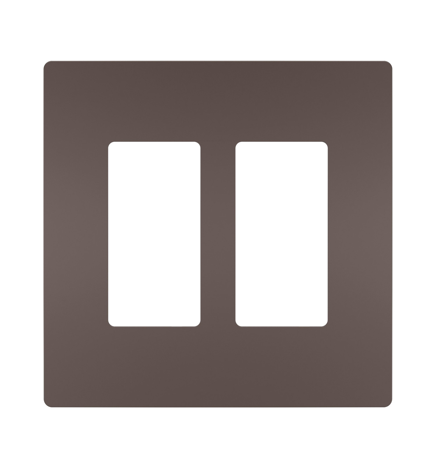 Legrand radiant Screwless Wall Plates for Decorator Rocker Outlets, 2-Gang