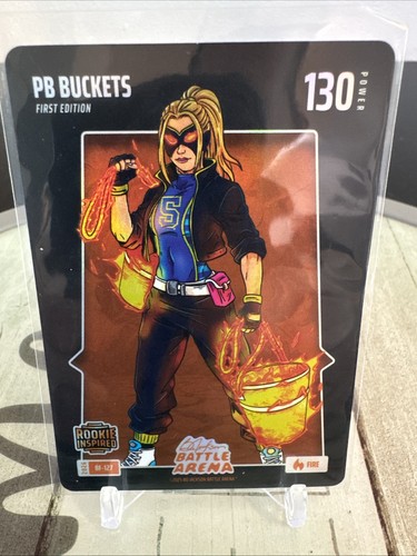 Paige Bueckers PB BUCKETS Fire Battlefoil Rookie RC 2026 Bo Jackson Battle Arena