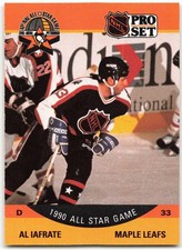 1990-91 Pro Set #281 Al Iafrate Toronto Maple Leafs
