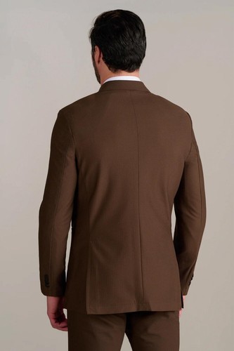 Twillory Air Blazer 42R + Pants 34/32 Suit Brown $450 MSRP Performance Tailored - Picture 4 of 5
