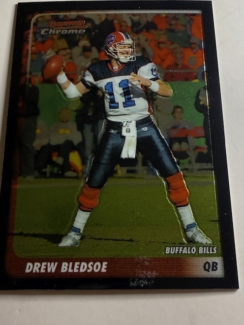 2003 Bowman Chrome NFL Football Card - Drew Bledsoe #65