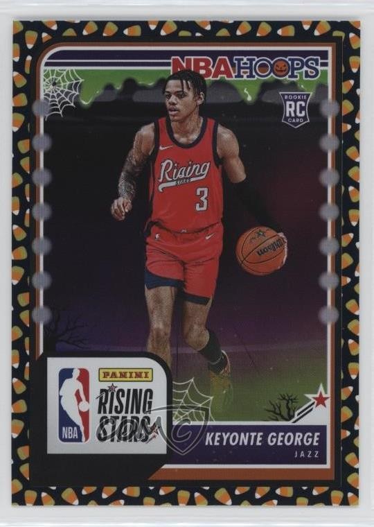 2023 Panini Haunted Hoops Rising Stars Holo Candy Keyonte George Rookie RC 1p3t