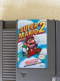 Super Mario Bros. & Super Mario Bros. 2 NES Game Cartridges. Tested and Working.