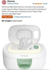 Momcozy Baby Wipe Warmer, Large Capacity Wipes Dispenser