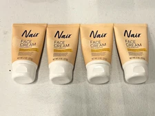 4X Nair Hair Remover Moisturizing Face Cream Sweet Almond Oil 2 oz. each