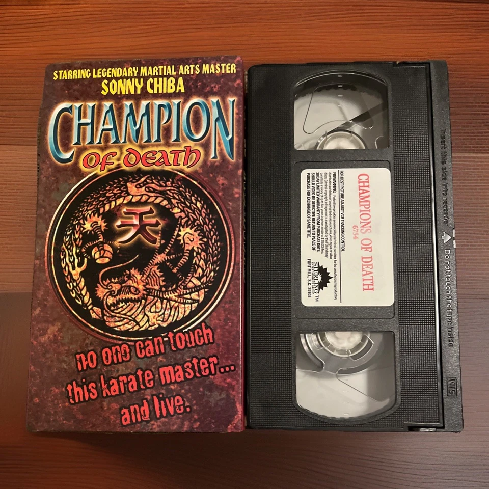 Champion Of Death VHS Sonny Chiba KARATE MASTER Martial Arts Rare - Image 2 of 3