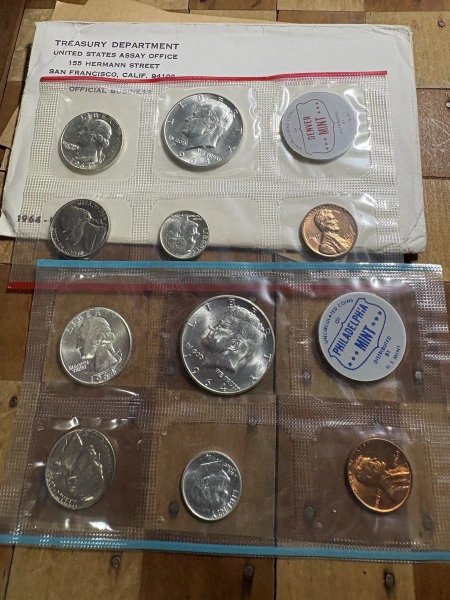 Uncirculated U.S. Mint 1964 US Coin Mint Sets for sale | eBay