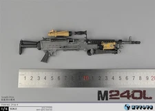 ZYTOYS ZY16-9 1/6 M240L WWII Gun Sniper Rifle Weapon Model Fit 12''Figure Doll