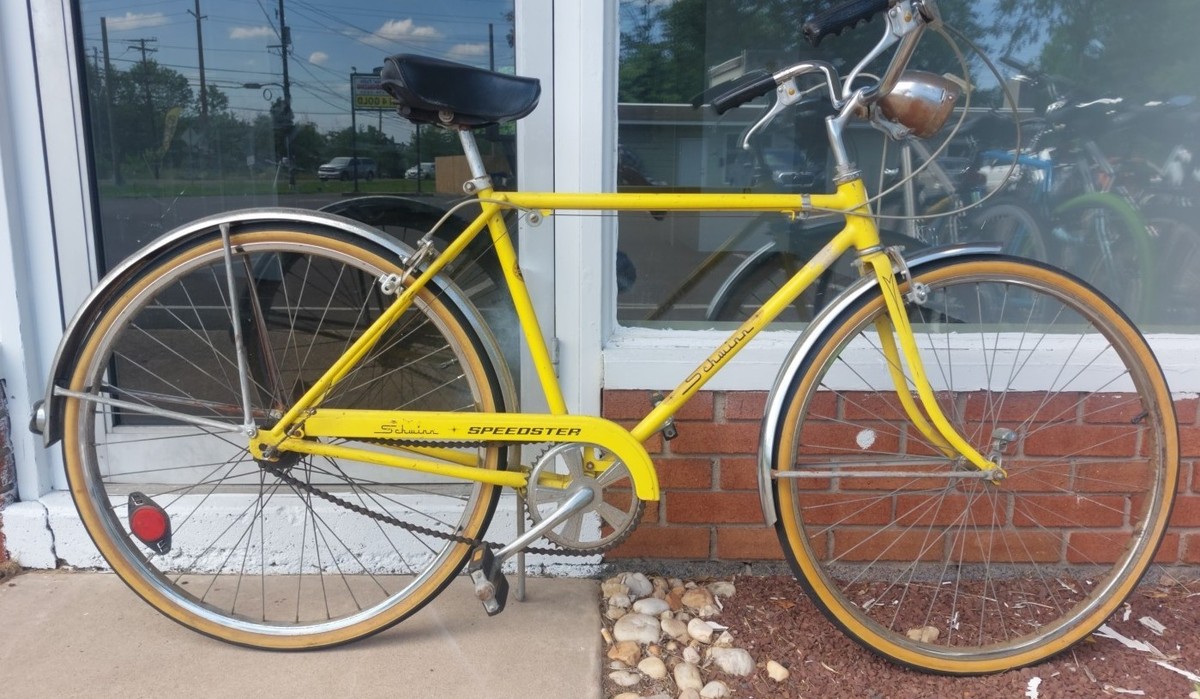 Vintage 1970's Schwinn Speedster 3-Speed Yellow All Original