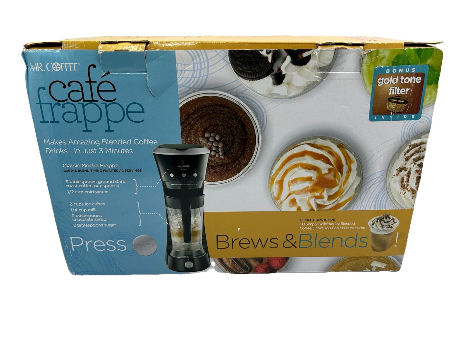 For Icy Blended Coffee Drinks Bvmc-fm1 Open Box New