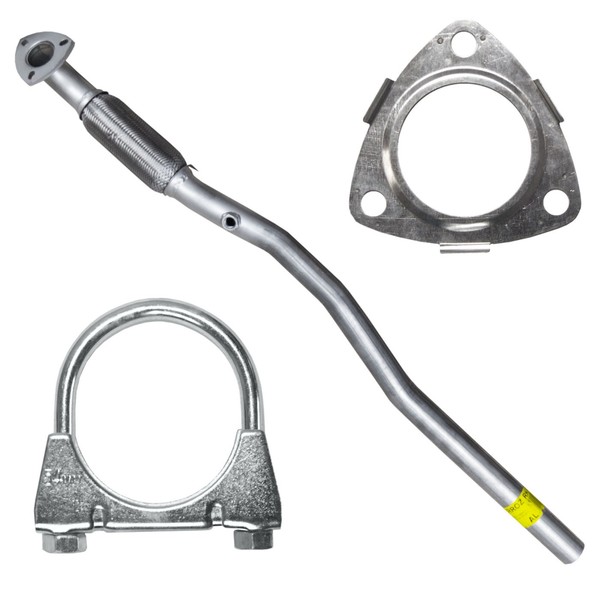 Kollektorrohr Hosenrohr Rohrvorne Flexrohr FüR Opel Zafira B II 2 1.6 1.8 2.2-image