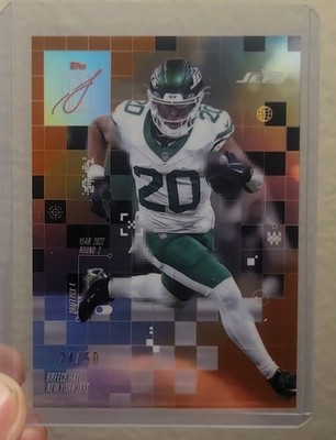 2025 Topps Signature Class Breece Hall New York Jets After Image /50