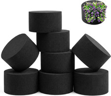Reusable Floral Foam round Blocks,Black Flower Foam round for Artificial Dried