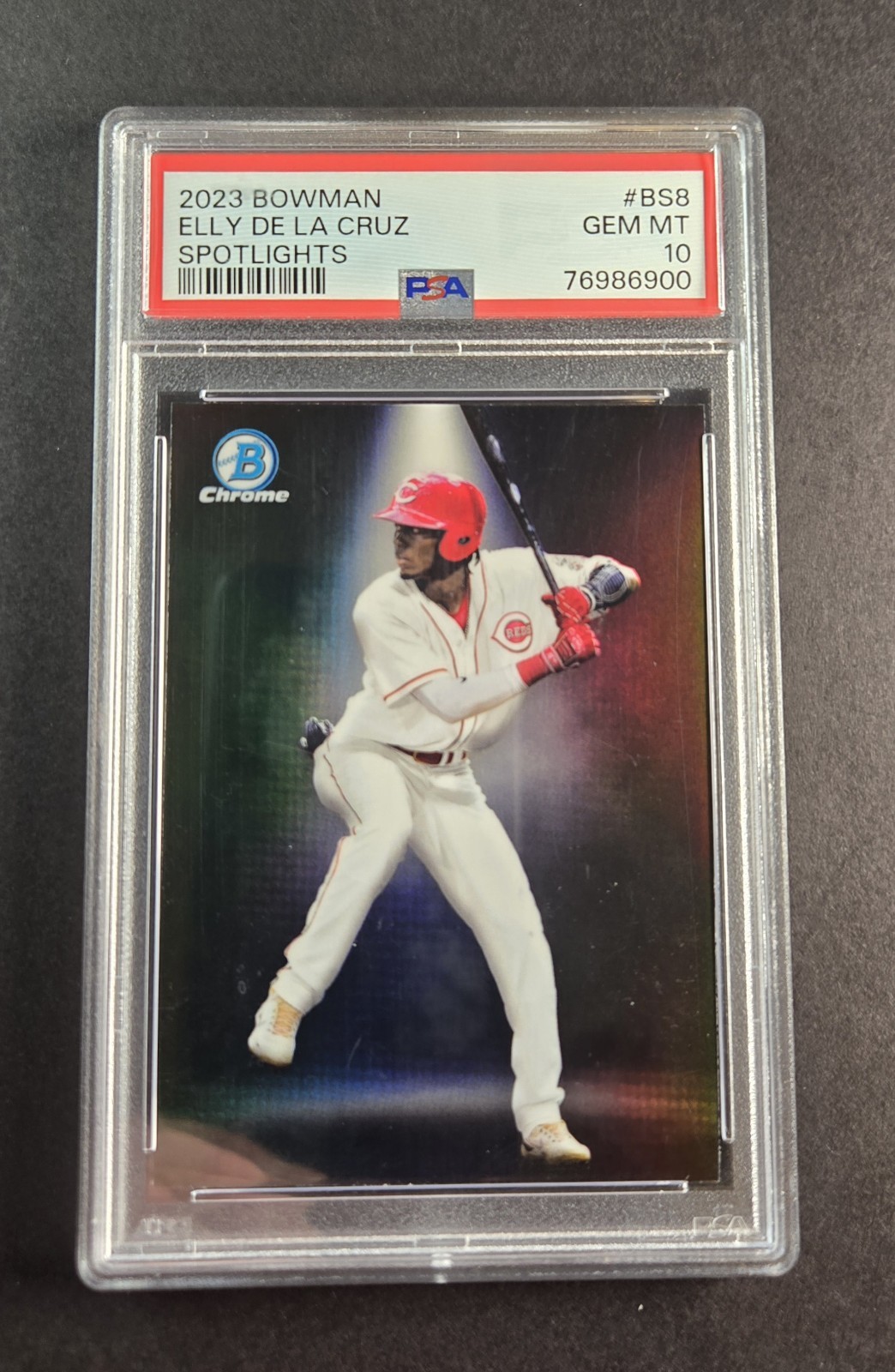 2023 Bowman Chrome Spotlights Elly De La Cruz BS-8 PSA 10 GEM MINT Reds Rookie
