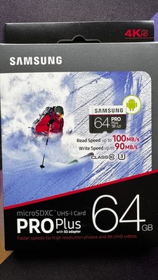 Samsung micro SDXC Pro Plus 64 GB Class-10 - noch original verpackt & versiegelt