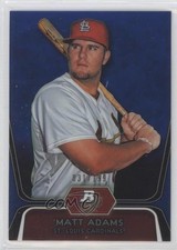 2012 Bowman Platinum Prospects Blue Refractor 31/199 Matt Adams #BPP1 04br