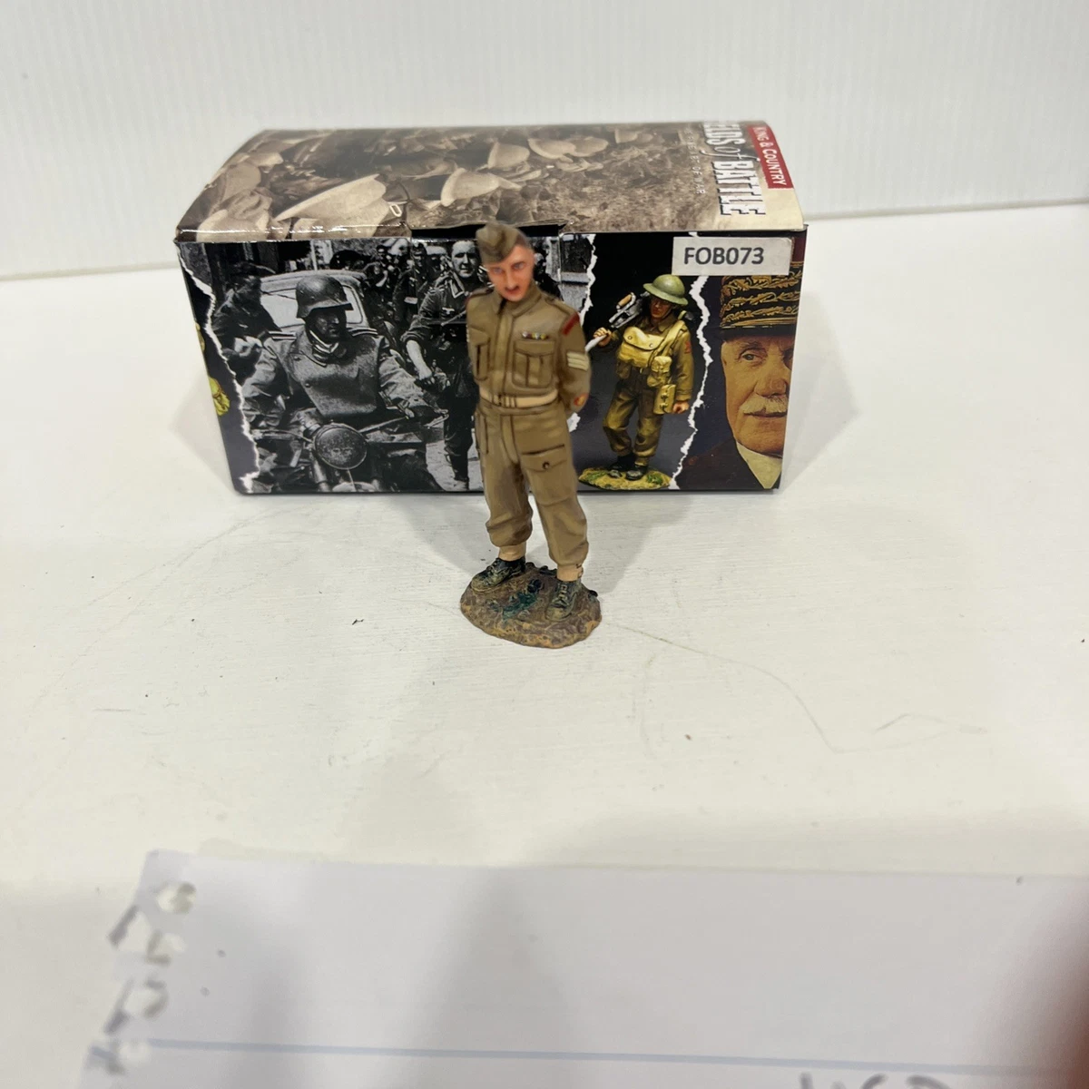 Figurine King & Country LW053 - Fiat 500 Topolino Luftwaffe 1944 - Échelle 1/30 - Neuf MIB