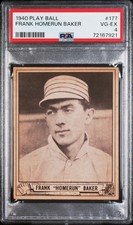 1940 Play Ball Frank Homerun Baker #177 PSA 4