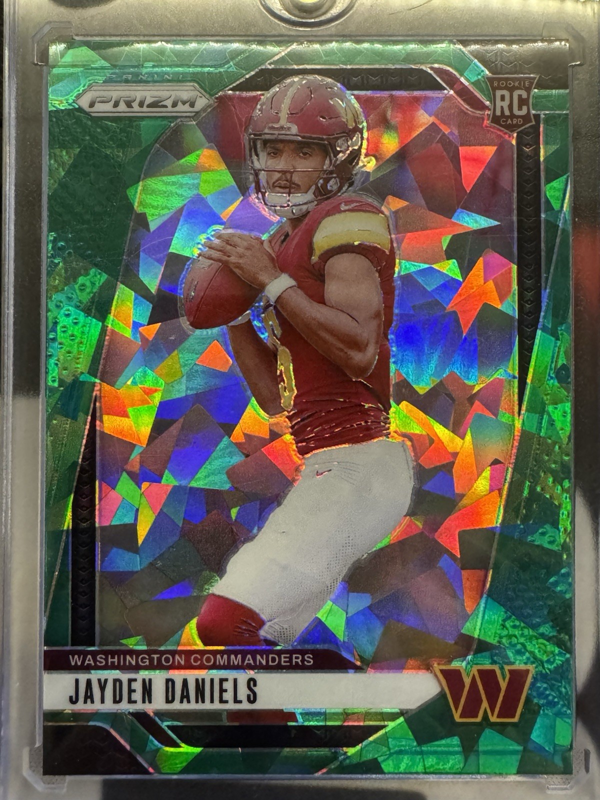 2024 Panini Prizm - Rookies Jayden Daniels #347 Green Ice Prizm (RC)