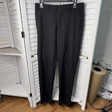 J.M. Haggar Mens Dress Pants Trousers Slim Fit 30 X 30 Black with Pockets