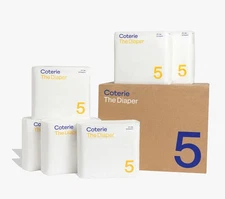 Coterie Ultra-Soft Diapers, 6-Pack-Size: 05 (27+ lbs)