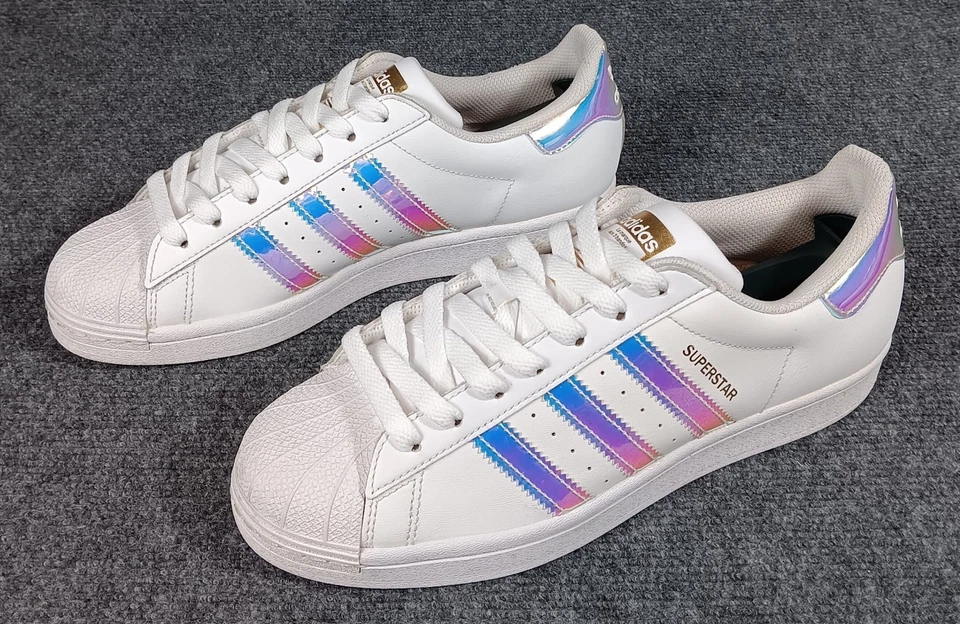 Adidas Mujer Superstar Blanco Iridiscente 2020 Mujer FX7565 Talla 8.5 Foto 3 de 4