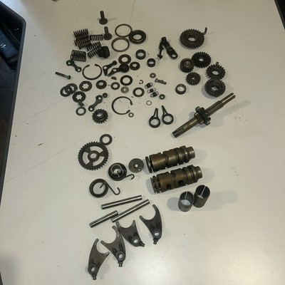 1977 rm80 Transmission parts Misc. Gears / Shift Drum-Forks etc. parts lot
