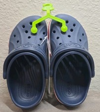New Crocs Toddler Crocband Clog Navy Blue Red c9 207018-410
